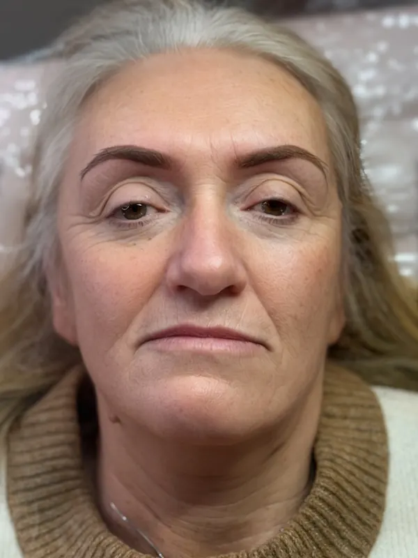 Soft, natural-looking permanent brows